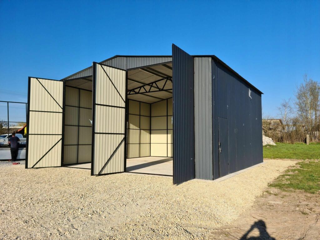 Blechgarage an der Grenze - was bei Grenzbebauung wichtig ist